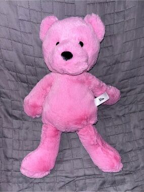 MIA Pink Plush Teddy Bear Soft Stuffed Animal